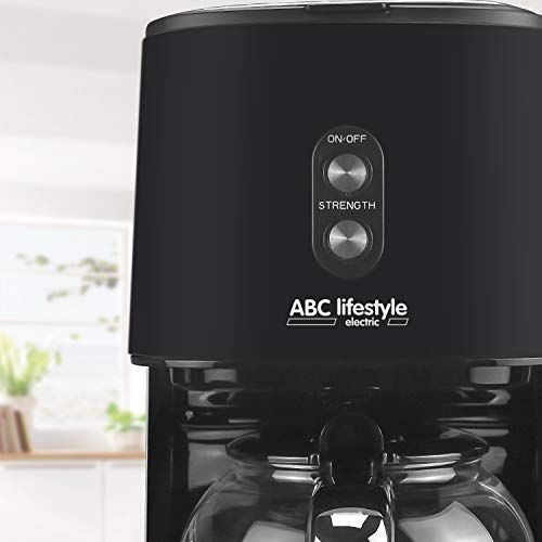 Retro filter coffee machine with permanent filter