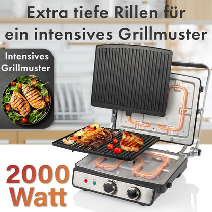 ProfiCook Electric Contact Grill 2000W