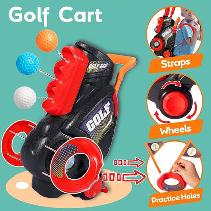 Kids Golf Kit w/Mobility Cart