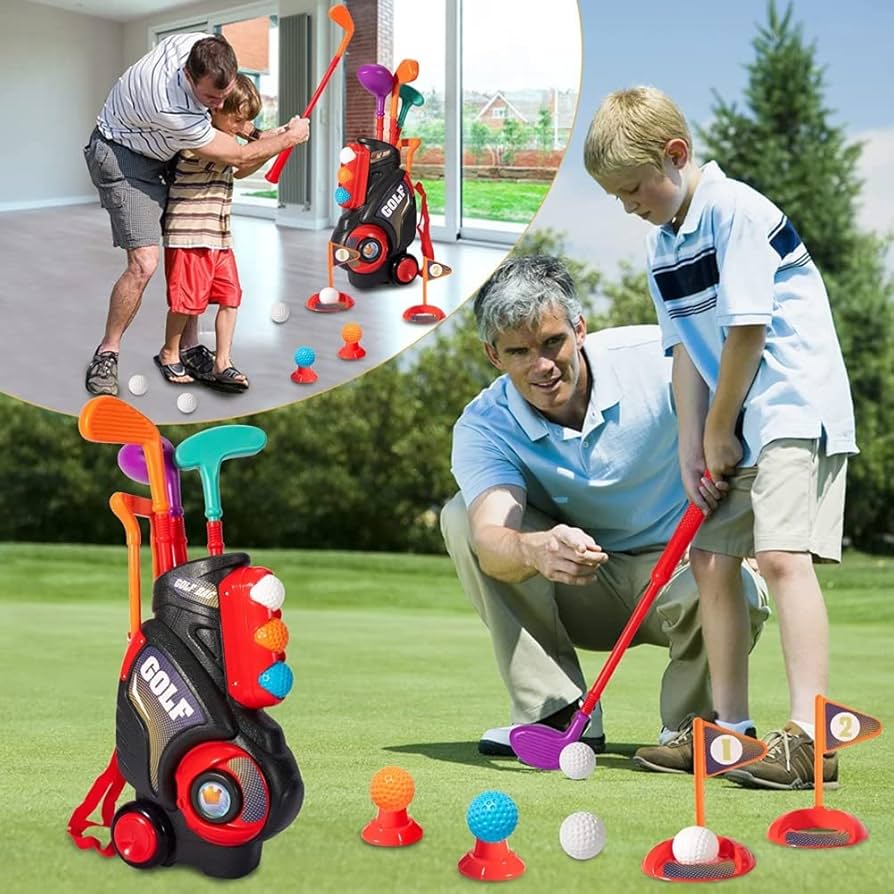 Kids Golf Kit w/Mobility Cart