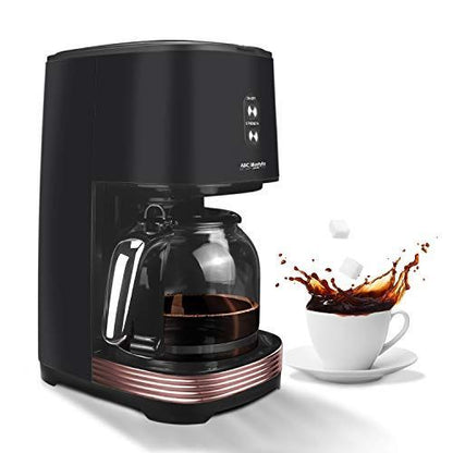 Retro filter coffee machine with permanent filter