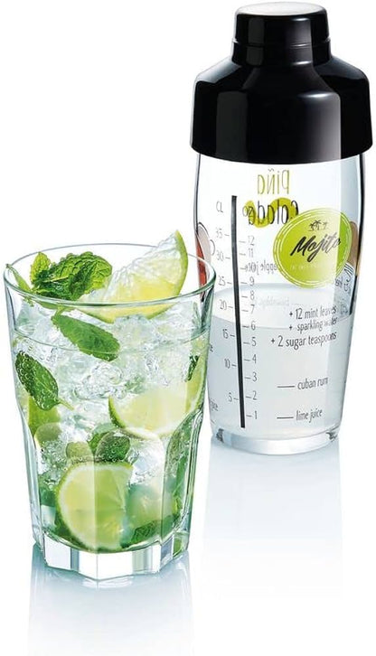 Luminarc Set Samba Cocktail Glasses and Shaker