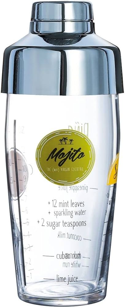 Luminarc Set Samba Cocktail Glasses and Shaker