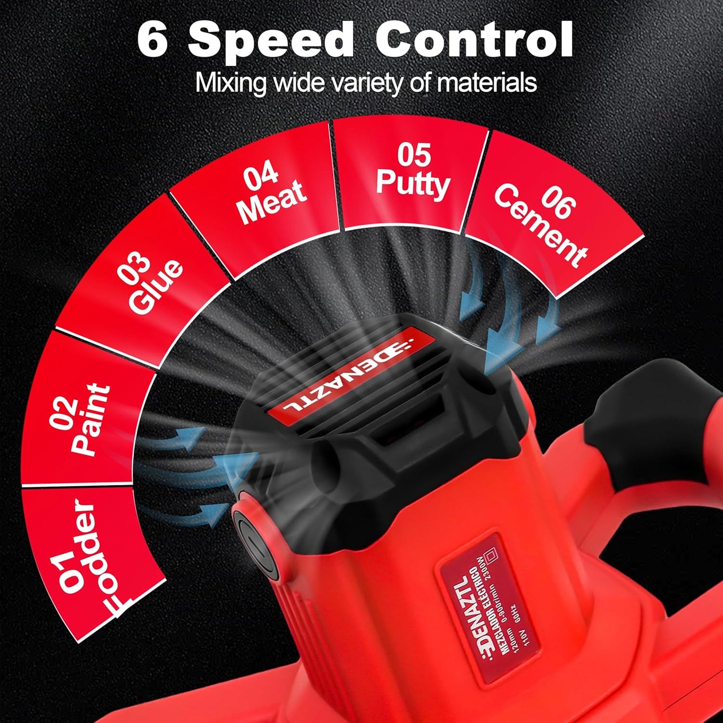 Electric Concrete Mixer Machine，2300W