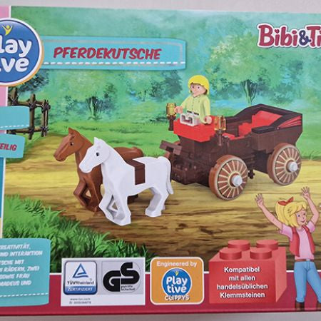 Playtive Bibi & Tina horse- carriage 122pcs