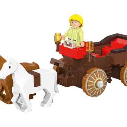Playtive Bibi & Tina horse- carriage 122pcs