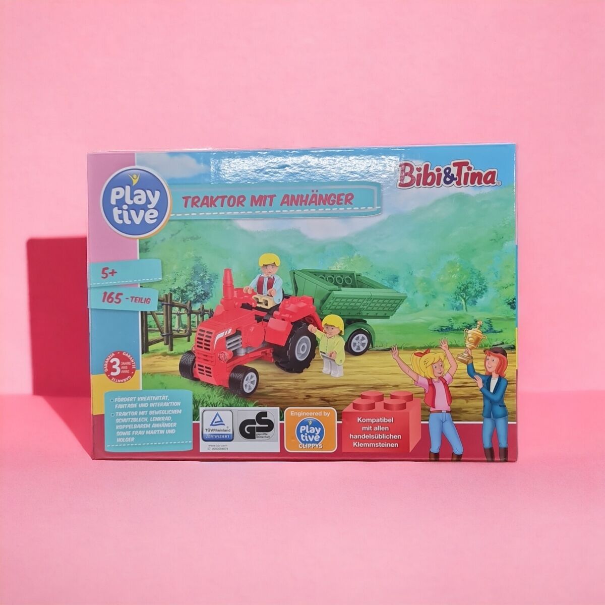 Playtive Clippys Bibi & Tina Tractor 165pcs
