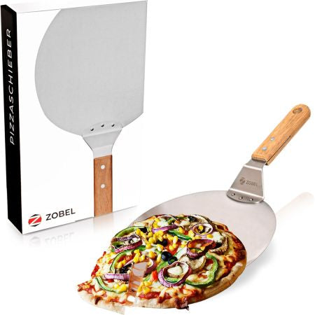 Zobel Pizza Shovel with Wooden Handle 43.51 x 25.3 x 8.51 cm