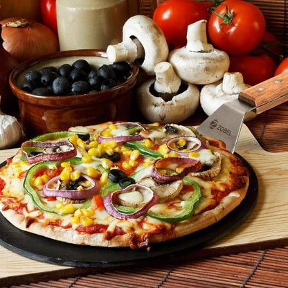 Zobel Pizza Shovel with Wooden Handle 43.51 x 25.3 x 8.51 cm