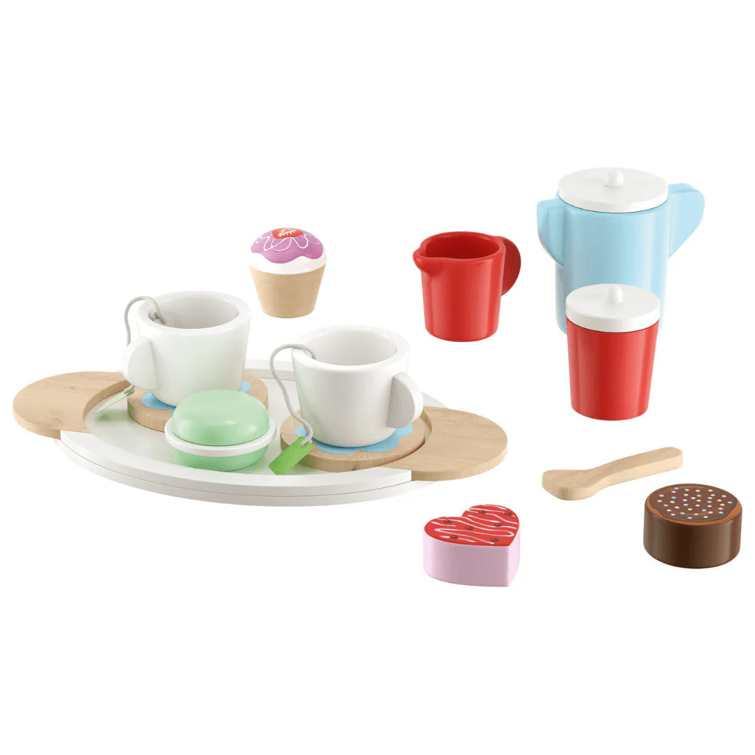 Playtive Wooden Tea service 17 Pieces