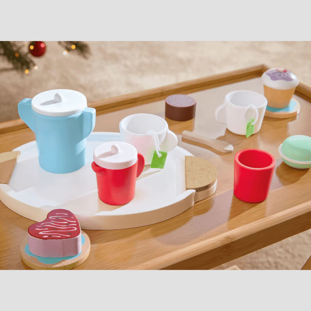 Playtive Wooden Tea service 17 Pieces