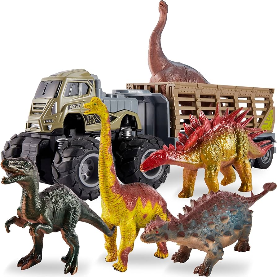 Kimonca Children Dinosaur Carrier Truck
