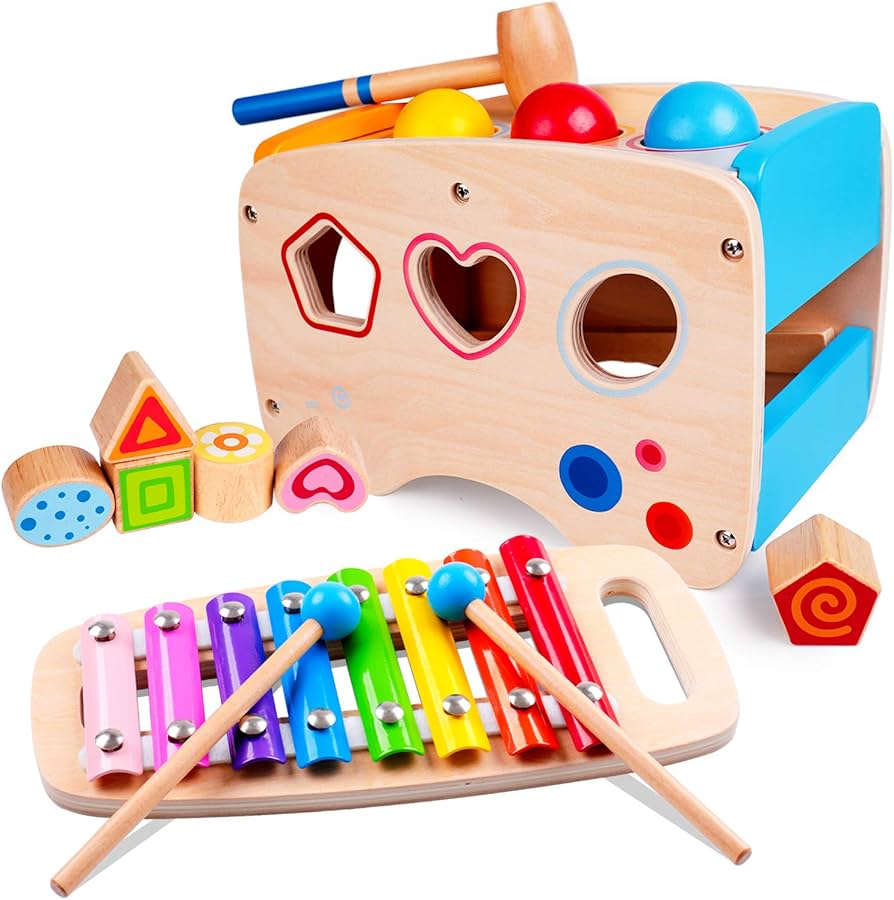 Rolimate Hammering Pounding Toys Wooden