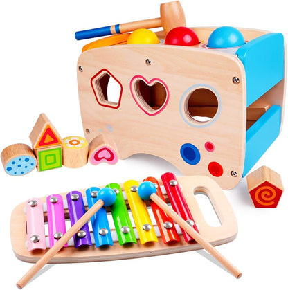 Rolimate Hammering Pounding Toys Wooden