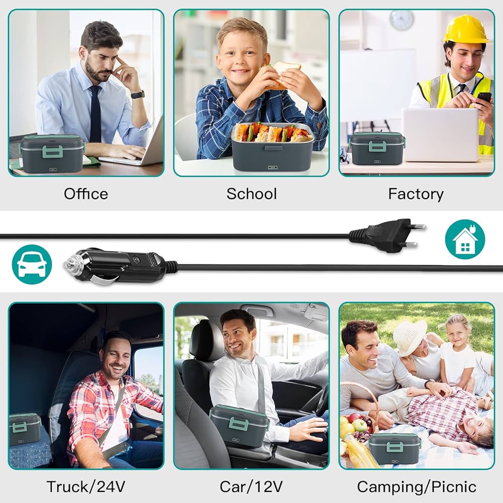 XREXS Electric Lunch Box 75W, 1.8L