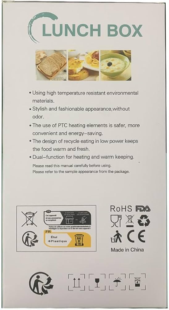 XREXS Electric Lunch Box 75W, 1.8L