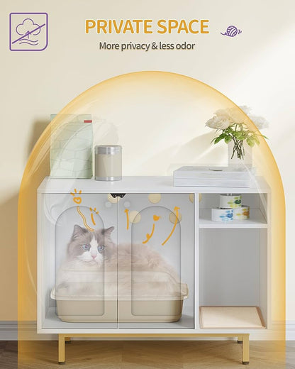 Cat litter box enclosure 80x50x60
